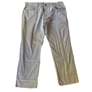 Perry Ellis Dress Pants Size 38x30 Grey Mens Straight Leg Work Career Casual